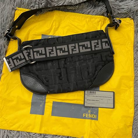 fendi pattern hobo the real real|Fendi Zucca FF Hobo (FEN347281) .